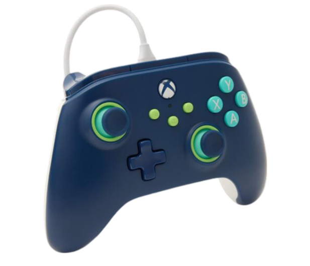 PowerA XS/PC Pad przewodowy - błękit morski XBGP0380-01 - 1294394 - zdjęcie 2